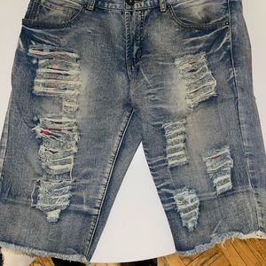 Men Jean shorts